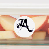 Monogram kalligrafie letter "A" in 3 stijlen. Labels (Aangebracht)