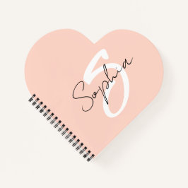 Monogram kalligrafie studie merkt Multomap op met Notitieboek