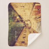 Monogram. Kanaal in Venetië, Italië. Europa. Sherpa Deken (Voorkant)