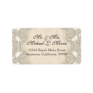  monogram kant barokke eentjes wervelkolom etiket