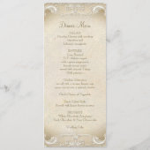  monogram kant barokke eentjes wervelkolom menu (Achterkant)