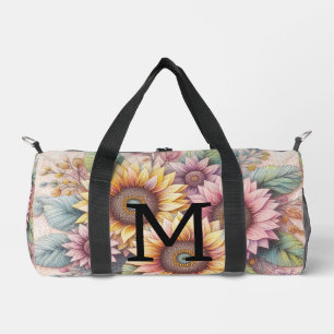 Monogram kant bloemmotief roze geel oranje zonnebl plunjezak