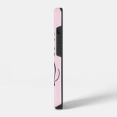 Monogram Kant Coquette iPhone Hoesje (Linkerkant)