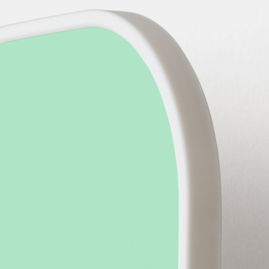 Monogram kawaii aardbeien fruit op turkoois pickleball paddle (Links Detail)