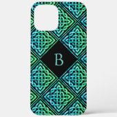 Monogram Keltische knoop iPhone 12 Pro Max Hoesje (Achterkant)
