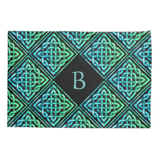 Monogram Keltische Knoop Kussensloop (Achterkant)