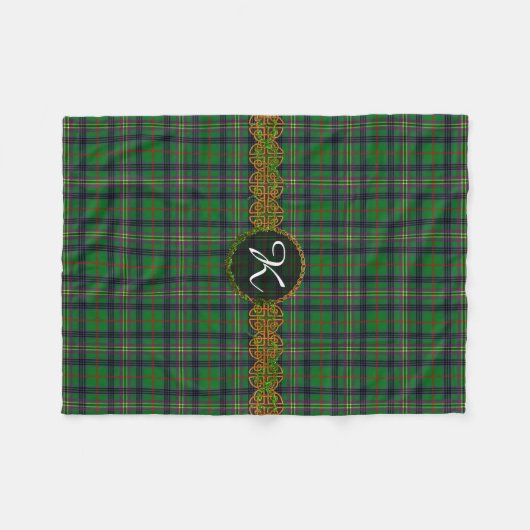 Monogram Kennedy Tartan Fleece Deken (Voorkant (Horizontaal))