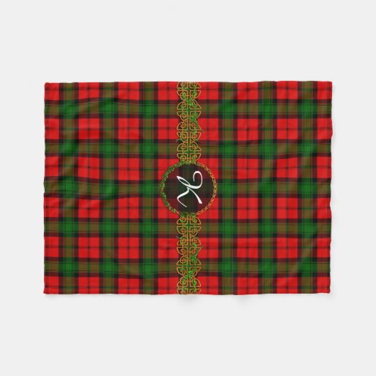 Monogram Kerr Tartan Fleece Deken (Voorkant (Horizontaal))