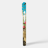 Monogram Kersenbloesem Liefde Vogel Kroonluchter Case-Mate iPhone Case (Achterkant / Links)