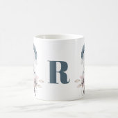Monogram kerst Husky hond Koffiemok (Center)