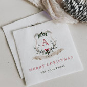 Monogram Kerst Papier servetten