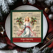 Monogram Kerst servetten Retro Angel servies
