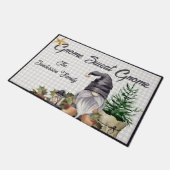 Monogram Kerst Waterverf Gnoom Deurmat (Schuin)