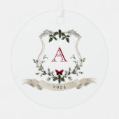  Monogram Kerstboom Ornament (Voorkant)