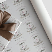 monogram kerstinpakpapier cadeaupapier