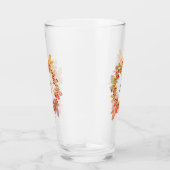 Monogram kerstmis Berry Wreath Glass Glas (Rechts)