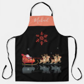 Monogram Kerstmis en gelukkig Nieuwjaar! Gifts San Schort (Voorkant)