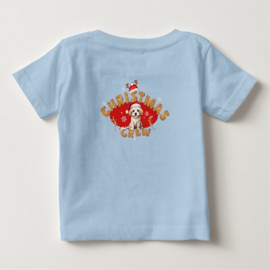 Monogram Kerstmis Santa Gingerbread Letter Boy (Achterkant)