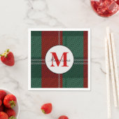 Monogram Kerstmis Servet (Insitu)