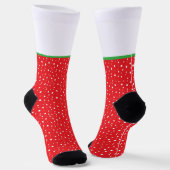 Monogram, Kerstmis trendy patroon rendier Sokken (Gebogen)