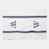 Monogram keukenhanddoek met speciale aandacht voor (Horizontaal)