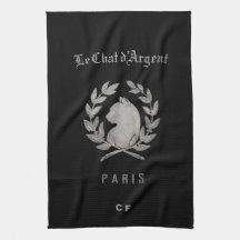 Monogram Keukenhanddoek van Le Chat d'Argent