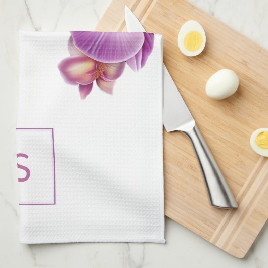 Monogram keukenhanddoeken (Quarter Fold)