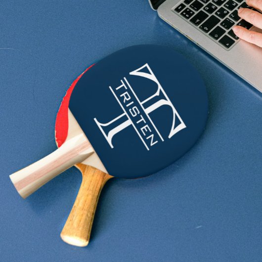 Monogram Klassiek gepersonaliseerd Tafeltennisbatje
