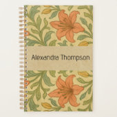 Monogram klassieke botanische achtergrond Willam K Planner (Voorkant)