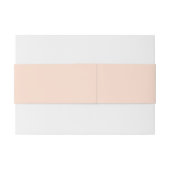 Monogram Klassieke bruiloft Belly Band Uitnodigingen Wikkel (Achterkant Voorbeeld)