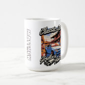 Monogram klassieke japan auto kunst koffiemok (Voorkant rechts)