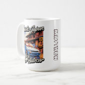 Monogram klassieke japan auto  kunst koffiemok (Voorkant links)