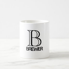 Monogram Klassieke koffie-Mok Koffiemok