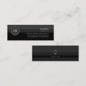 Monogram | Klassieke procureur bij wet Mini Visitekaartje (Voorkant / Achterkant)