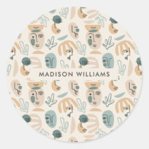 Monogram klassieke sticker