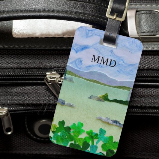 Monogram Klaver Bagagelabel