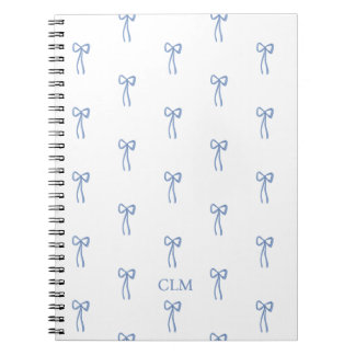 Monogram Kleine Boog Blauw Notitieboek