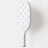 Monogram Kleine Boog Blauw Pickleball Paddle (Links)
