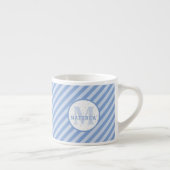 Monogram kleine Mok. baby shower Cadeauidee. Espresso Kop (Rechts)