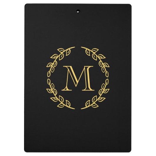  monogram klembord (Achterkant)