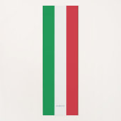 Monogram. Kleuren van de Italiaanse vlag. Yogamat (Voorkant)