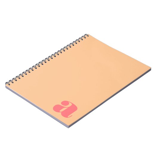 Monogram kleurenblok - Letter Notitieboek (Linkerzijde)