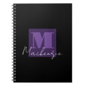 Monogram kleurenblok notitieboek (Voorkant)