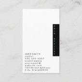 Monogram kleurenblok Zwempatroon Visitekaartje (Achterkant)