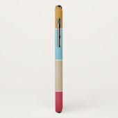 Monogram kleurenvierkanten Case-Mate iPhone case (Achterkant/links)