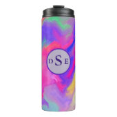 Monogram kleurexplosie thermosbeker (Voorkant)