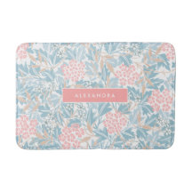Monogram kleurrijk Floral Modern  Blauw Roze
