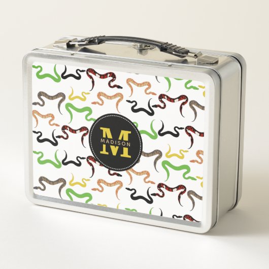 Monogram kleurrijk patroon van schildpaddenstoel (Achterkant)