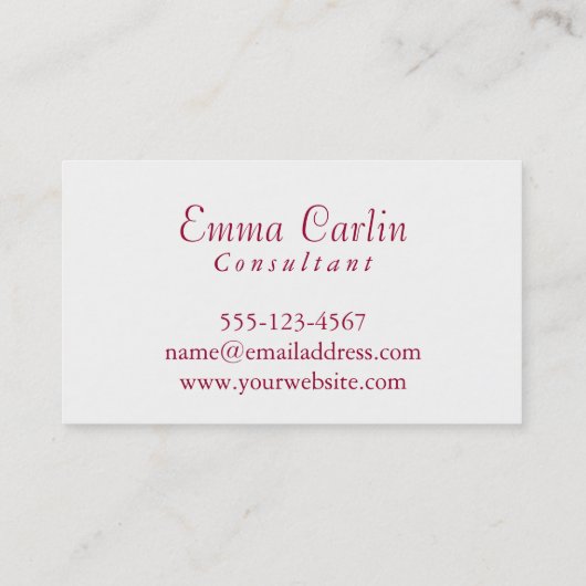 Monogram, Kleurrijke Abstracte Digitale Kunst met Visitekaartje (Achterkant)