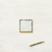 Monogram | Kleurrijke Crayola Jasper Post-it® Notes (Op bureau)